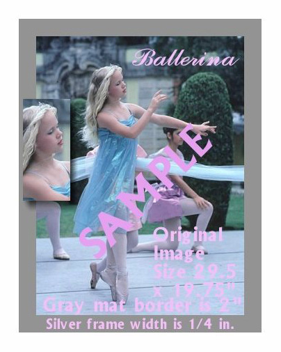 Young Girl Ballerina Student Dancer Photo - LE Wall Art