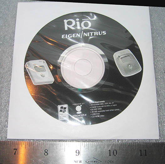 Rio Nitrus 1.5 GB Micro-HD MP-3/WMA Music Player